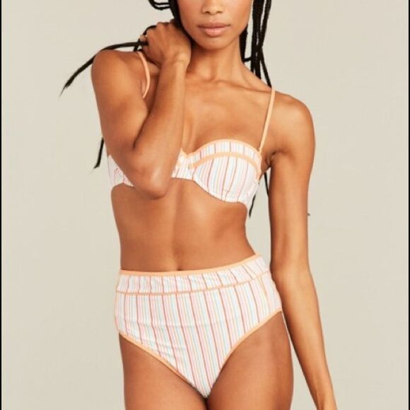 Roller Rabbit PARTY STRIPE UW Bikini - Picture 1 of 3